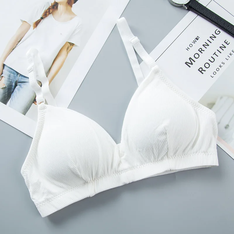 

3D Sexy cotton Lingerie Seamless Sport Backless Strapless Top Bra Push Up Bralette Brassiere Women Underwear wrap girls bra