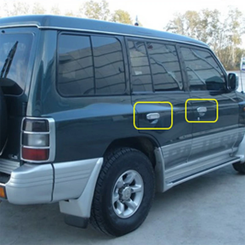 SPEEDWOW Car Chrome Door Handle Replacement For Mitsubishi PAJERO V31 V32 V33 V43 V44 V45 V46Car Accessories | Автомобили и