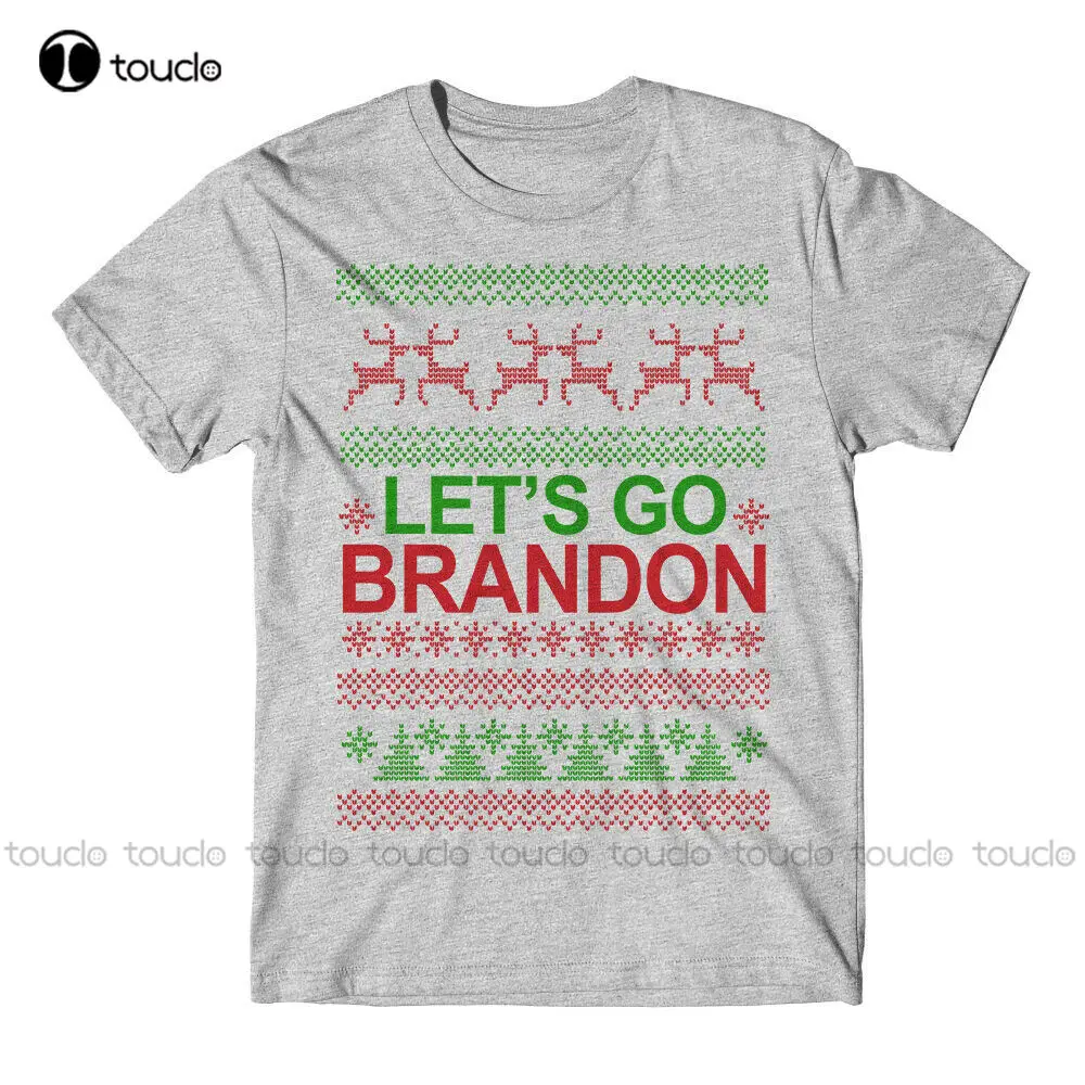 

Unisex Let'S Go Brandon Xmas Ugly Sweater T Shirt Tee Y210 Joe Biden Chant Trump T Shirt Dress Custom Aldult Teen Unisex Xs-5Xl
