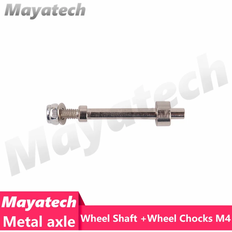 M4 wheelshaft set M4 M5 стальная ось колеса с фиксированным крылом шасси ось+ колесо Chock для RC модели самолета шасси Электрический/масляный - Цвет: M4 wheelshaft set