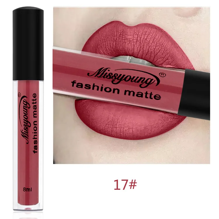 

12Colors Long Lasting Waterproof Liquid Pencil Matte Lipstick Lip Gloss Makeup Nonstick cup lipstick beauty focallure hojo