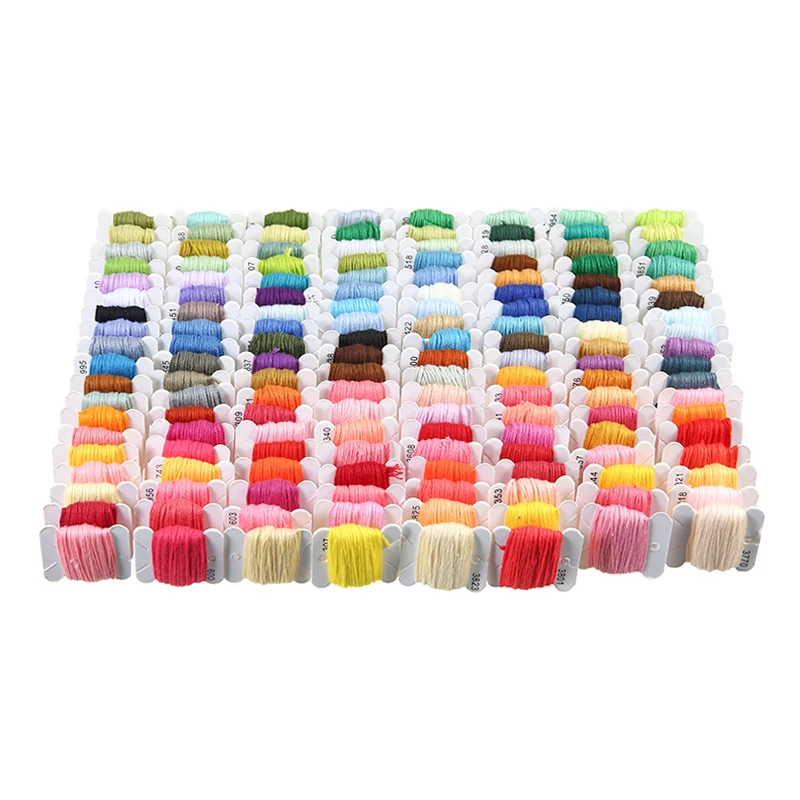 1 шт. набор из нитей для вышивки крестиком 150 цветов | Дом и сад