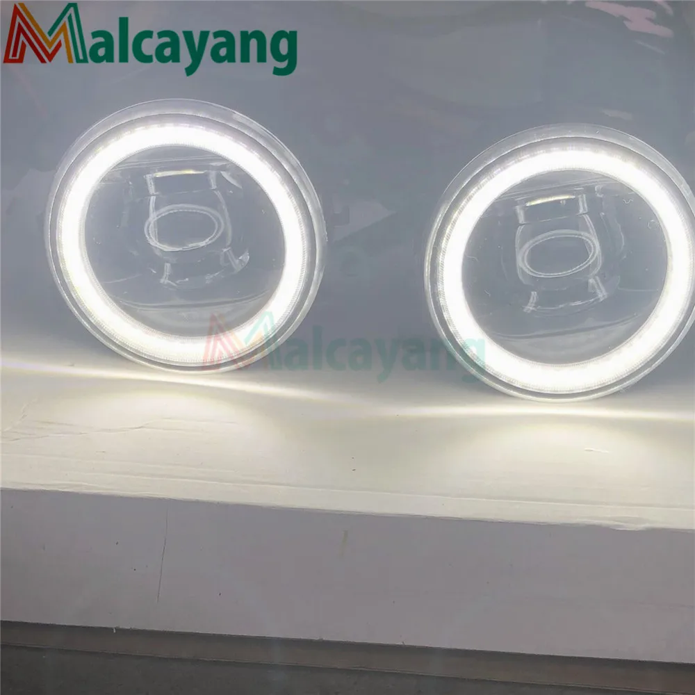 Светодиодный передние противотуманные фары круглые на бампер для Renault Megane 2 Saloon LM