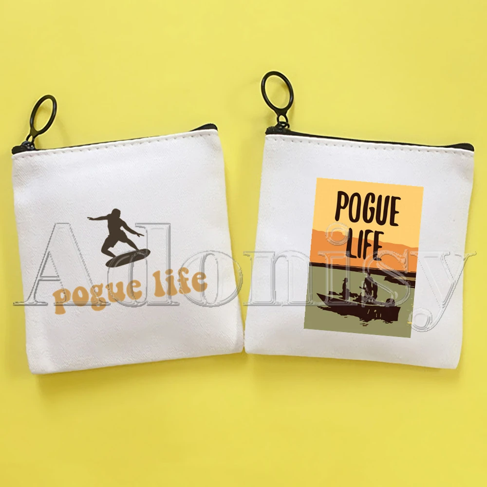 

Outer Banks Canvas Card Coin Purse Female Cute Simple Coin Mini Zipper Bag