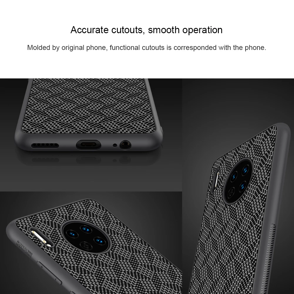 Nillkin для huawei mate 30 20 P30 Pro Чехол арамидный из углеродного волокна Жесткий ПК пластик задняя крышка чехол для huawei P30 Lite mate 30 mate 20