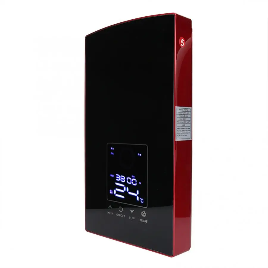 Настенный Электрический водонагреватель для ванной комнаты 220 240 В|Электрические