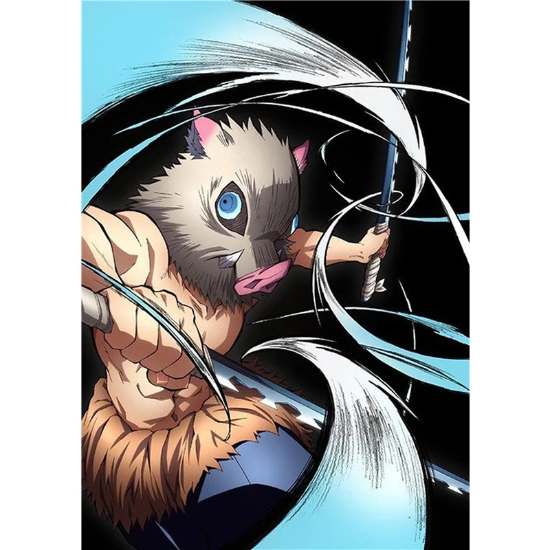 

Постер-Веер Hashibira Inosuke в подарок 42*30 см, рассекающий демонов