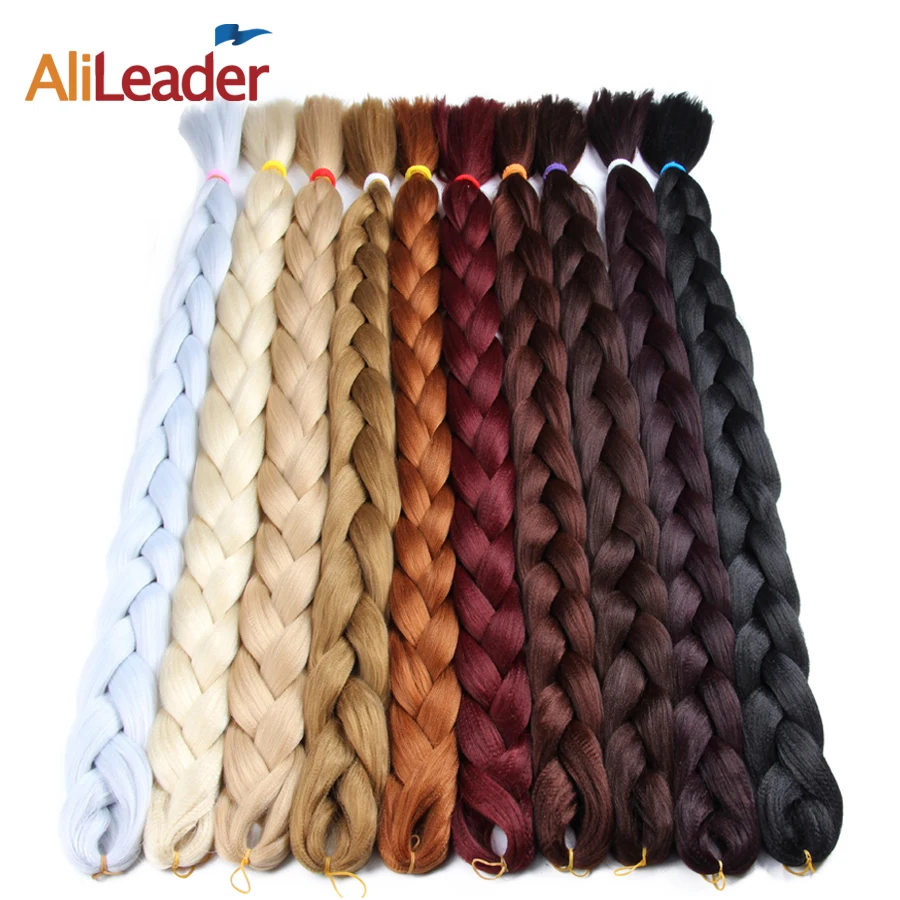 AliLeader 20 цветов 165 г Длинные косички Джамбо супер длинные для наращивания волос 1