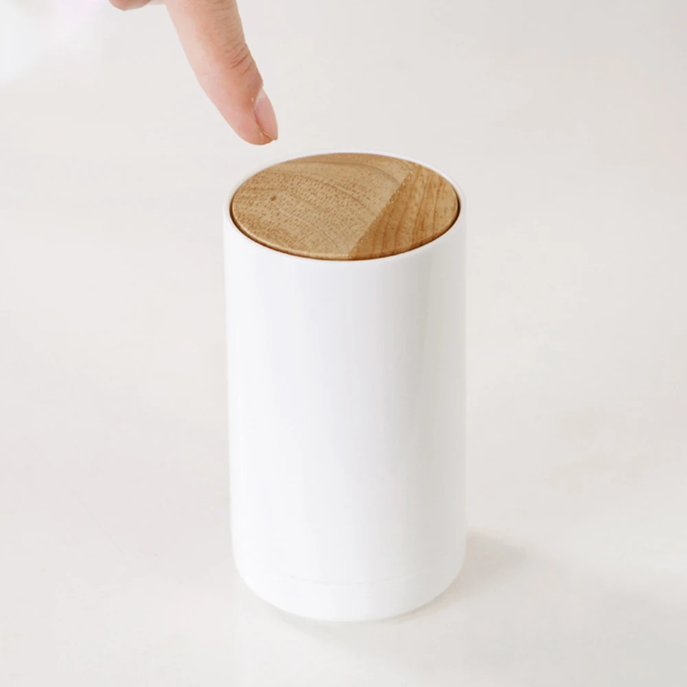 Держатель для зубочисток коробка ватных тампонов простая белая бытовые предметы