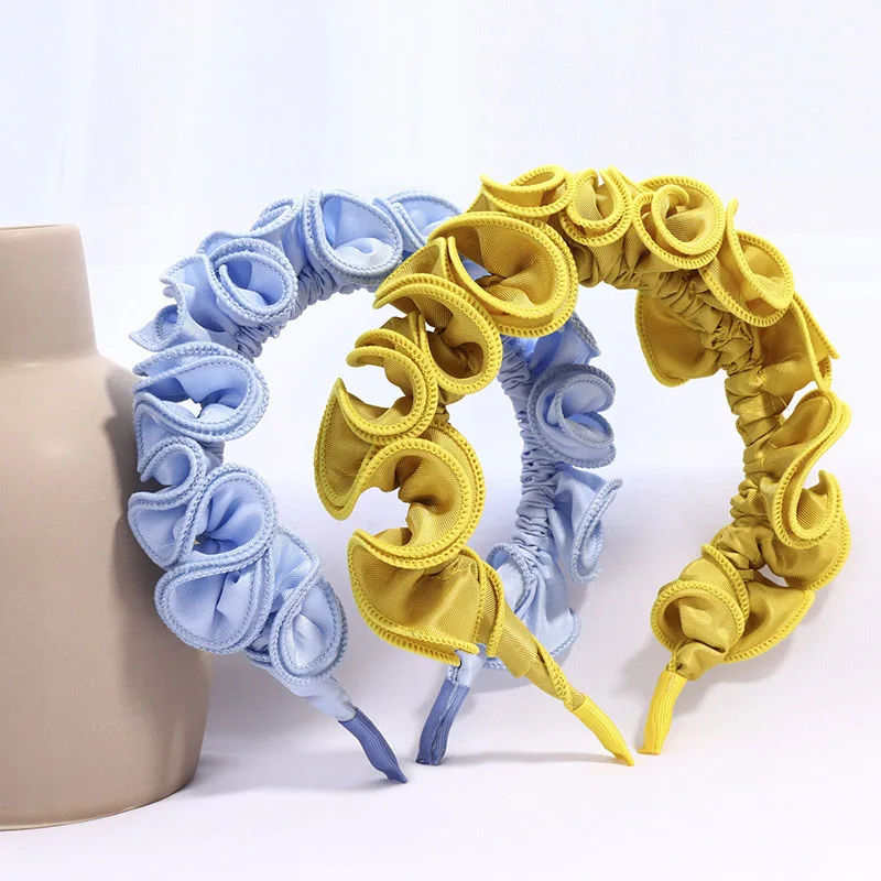 

Oaoleer Vintage Women Headbands Fold Bezel Hair Bands For Women Girls Hair Hoop Turban Furling Hair Accessories Headwear