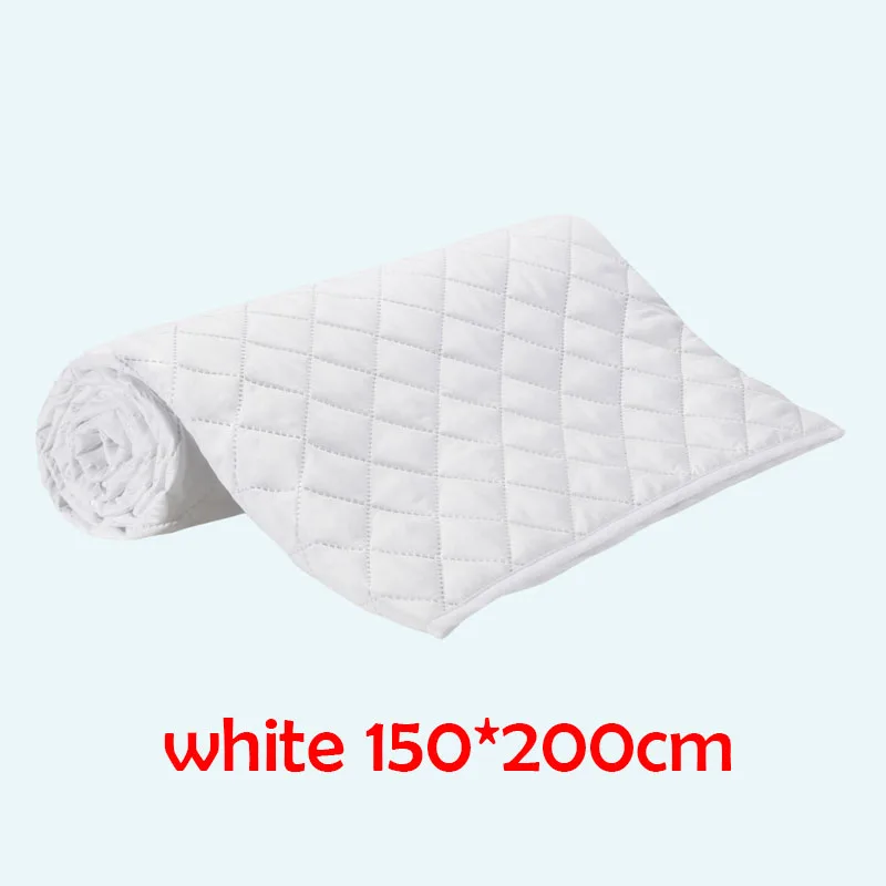 White 150x200cm Xiaomi Youpin 8H двойной Антибактериальный Матрас протектор машинная стирка мягкая Нескользящая комфортная кровать матрас против клещей - Цвет: White 150x200cm