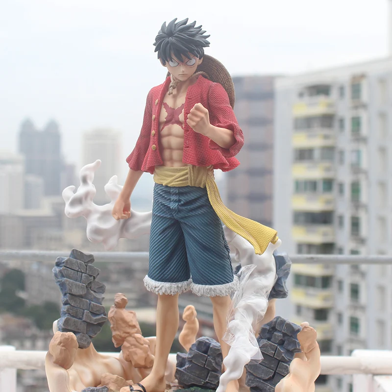 

Одна фигурка Луффи ГК из ПВХ, фигурка обезьяны, масштаб 1/5, со светящимися игрушками на Рождество