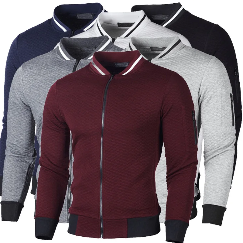 

Man's Jackets and Coats Autumn Brand Men Cotton Stand Zipper Warm Winter Coat Bomber Jacket Windbreaker Jackets Sportswear XXXL