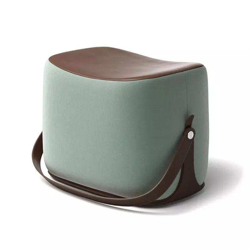 Модный стул для обуви седло стулья с ручкой наполнитель из губки мини-стул дивана