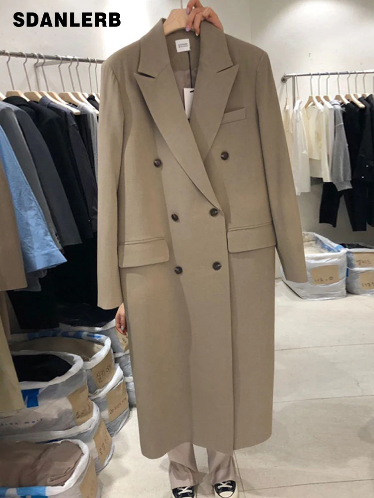 

Suit Coat Women's Mid-Length 2021 Spring Autumn Clothing New Korean Style Loose Casual British Style Office Lady Blazer Jacket