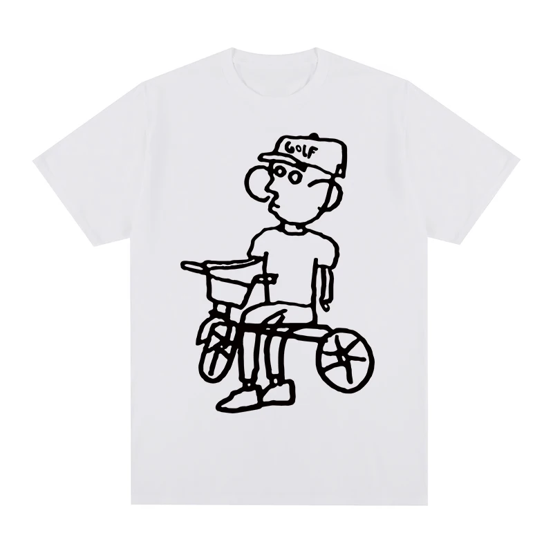 

Golf Wang ride bike Tyler The Creator rapper hip hop music t-shirt Cotton Men T shirt New TEE TSHIRT Womens