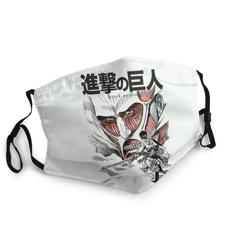 

Attack On Titan Eren Mask Washable Men Anime Manga Mouth Face Mask Anti Haze Dustproof Protection Cover Respirator Muffle