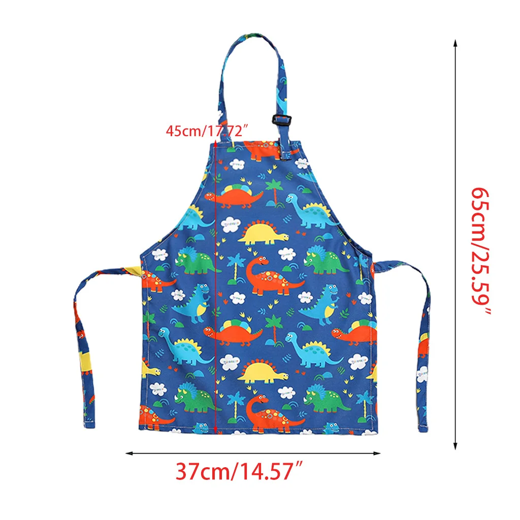 

Cute Kids Apron Adjustable Cotton Aprons for Boys Girls Children Bib Aprons H051
