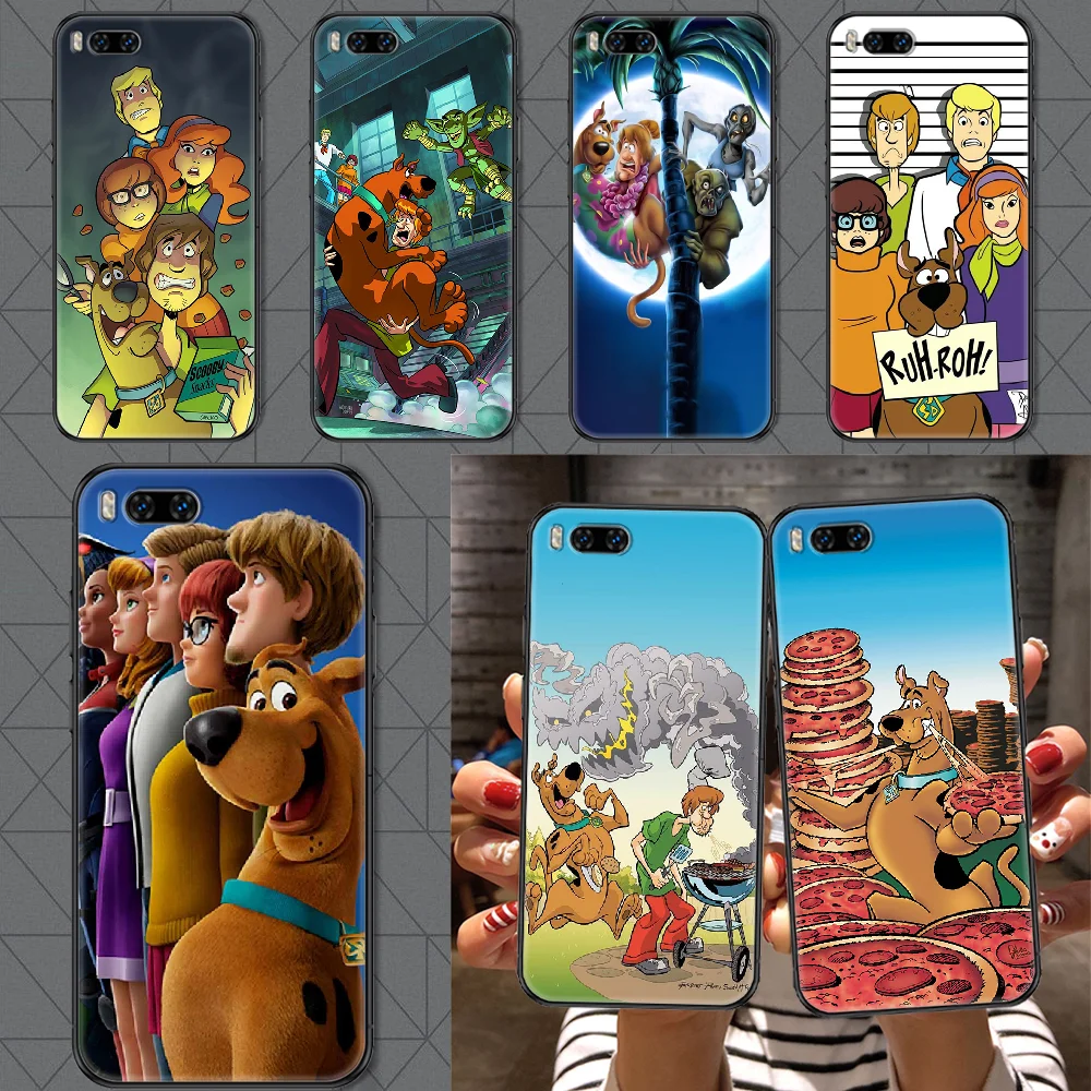

Cartoon Movie Scoobies Doo Phone case For Xiaomi Mi Max Note 3 A2 A3 8 9 9T 10 Lite Pro Ultra black pretty cover art coque tpu