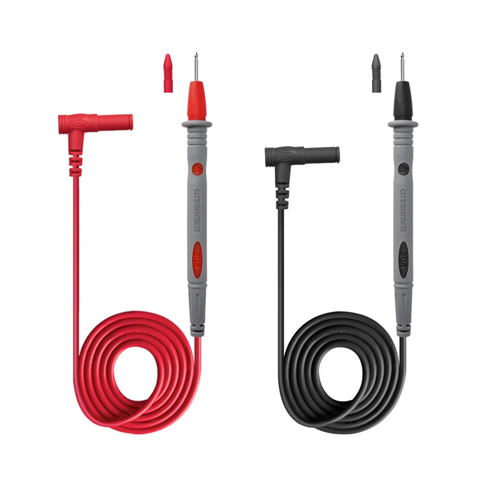 

1 Pair 20A 1000V Digital Multimeter Probe Silicone Wire Needle Tip Test Lead for LED Multimeter Accessories Universal