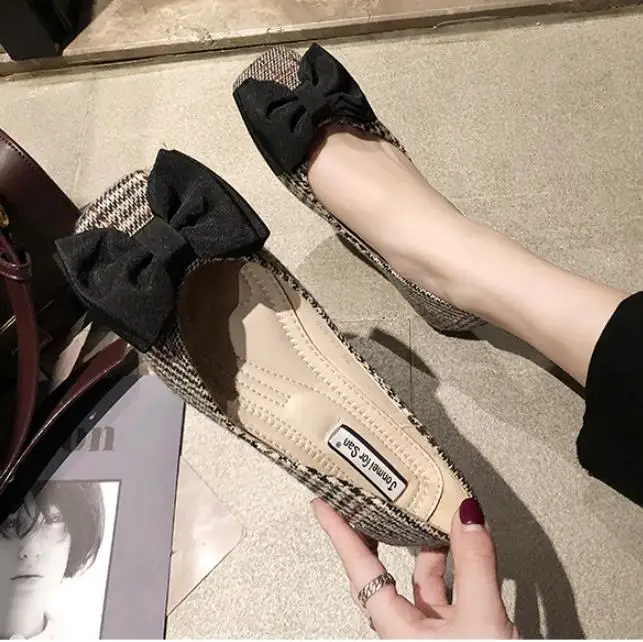 Элегантные женские балетки на плоской подошве Удобные высококачественные