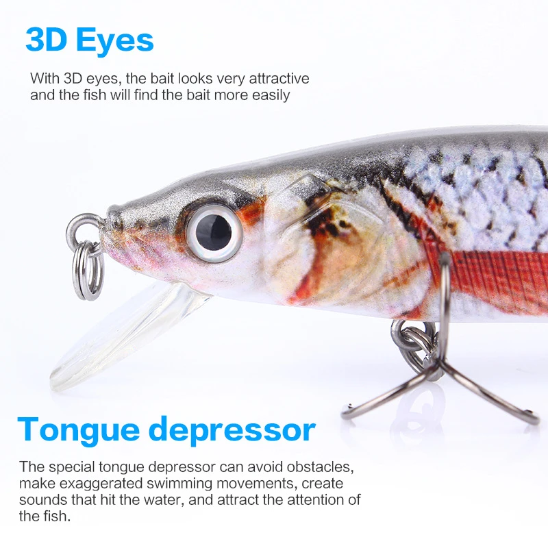 Лидер продаж 2021 1 шт. приманка для рыбной ловли 120 мм/15 г кренкбейт в виде гольяна