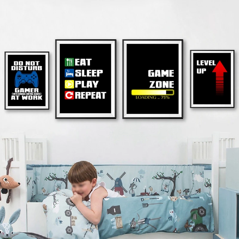 Игровой художественная работа с цитатами картина игровой консоли из плотной