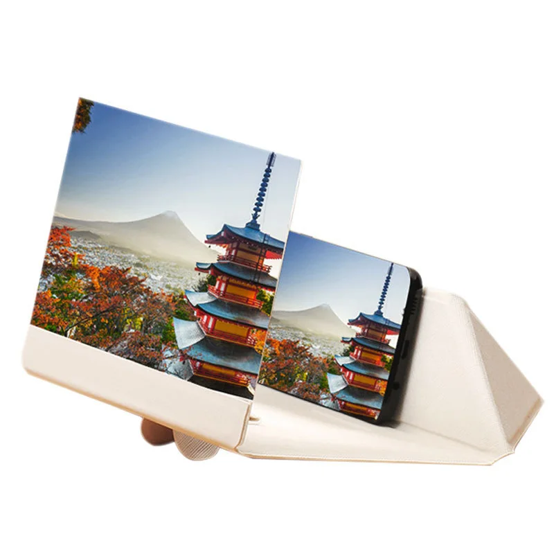 Новый дизайн портативное увеличительное стекло из искусственной кожи с