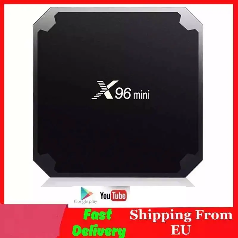 ТВ-приставка X96 mini на Android с четырехъядерным процессором Amlogic S905W 4K 2 4 ГГц Wi-Fi ГБ 16 1