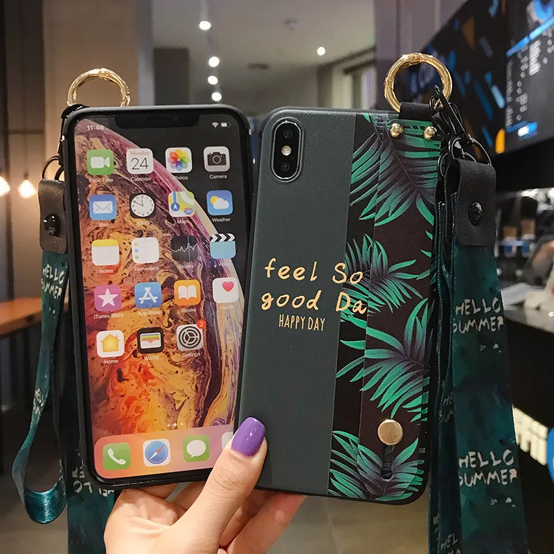 Чехол для телефона с ремешком на запястье Huawei P Smart 2019 Nova 3i 3 3E 4 4E 5 Pro 5i | Мобильные