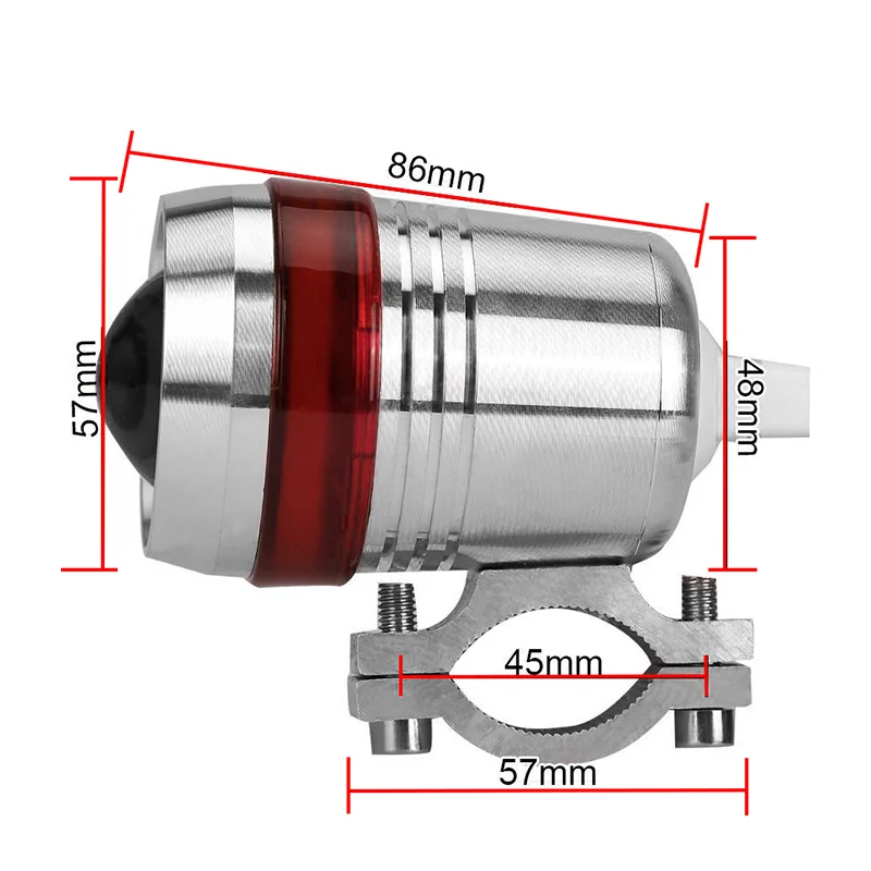 DERI 1 шт. 30 Вт U2 светодиодный светильник для головы мотоцикла с ангельскими глазами