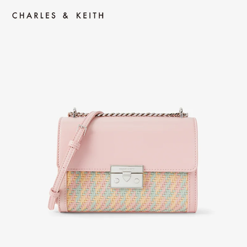 CHARLES＆KEITH Новинка на Весну и Лето2020 CK2 70781202 3Женская сумка плечо простая Цепочка