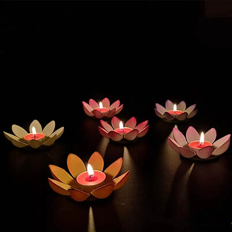 30 шт. DIY Романтический цветок лотоса Свеча светильник воды фонарь воды плавающая свеча для дня рождения фестиваль вечерние Декор желаний светильник
