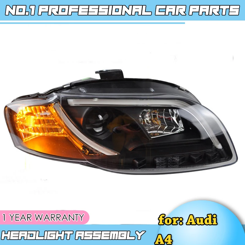 Автомобильные аксессуары для Audi A4 B7 фары 2005 2008 светодиодный ные DRL линзы двойной