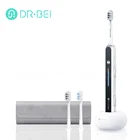 Новая звуковая перезаряжаемая электрическая зубная щетка Dr. Bei S7 XiaoMi для взрослых с мягкой щетиной отбеливающая зубная щетка-белый USB-порт