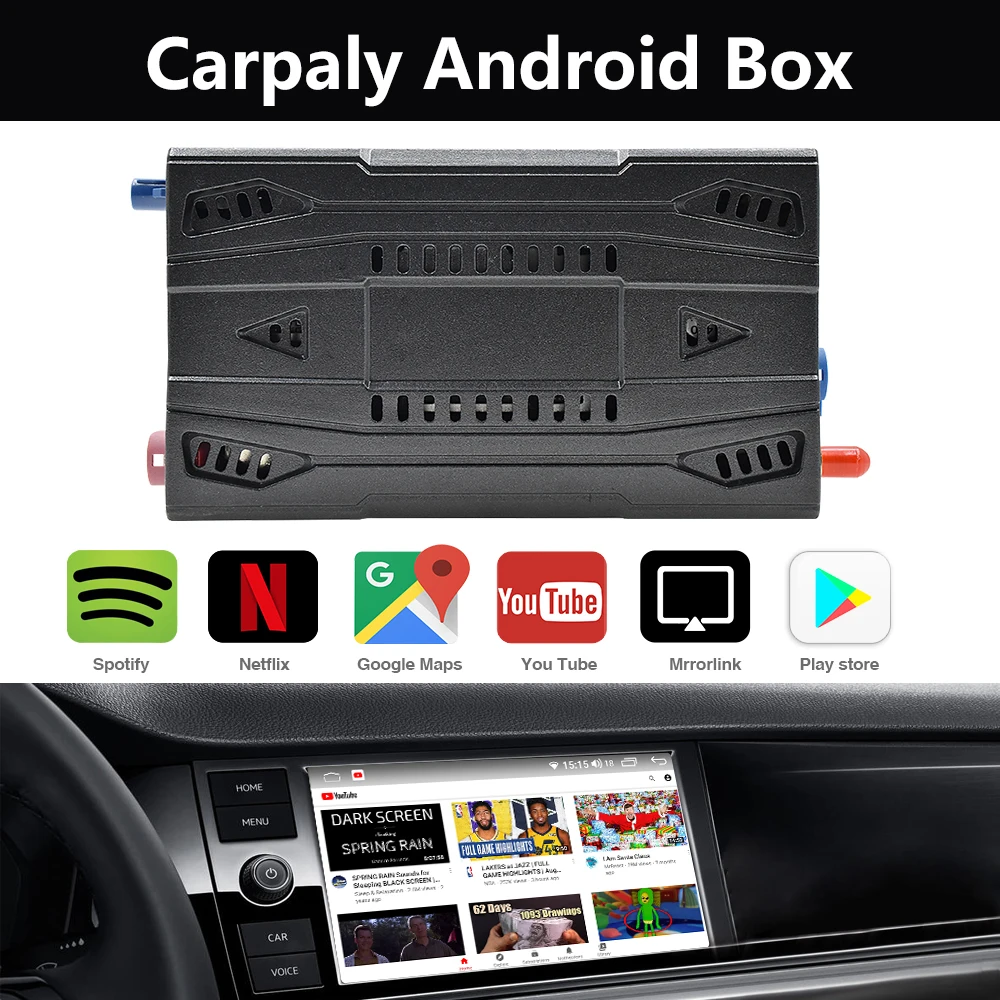 PX6 Carplay AI Box Andriod 9 0 мультимедийная Беспроводная зеркальная ссылка подходит для Benz
