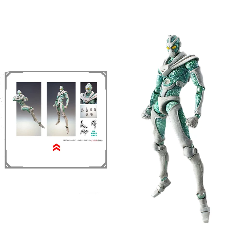 

Medicos Pvc 16Cm Anime Figure Jojo's Bizarre Adventure Hierophant Green Action Anime Figure Collection Model Toys for Kids