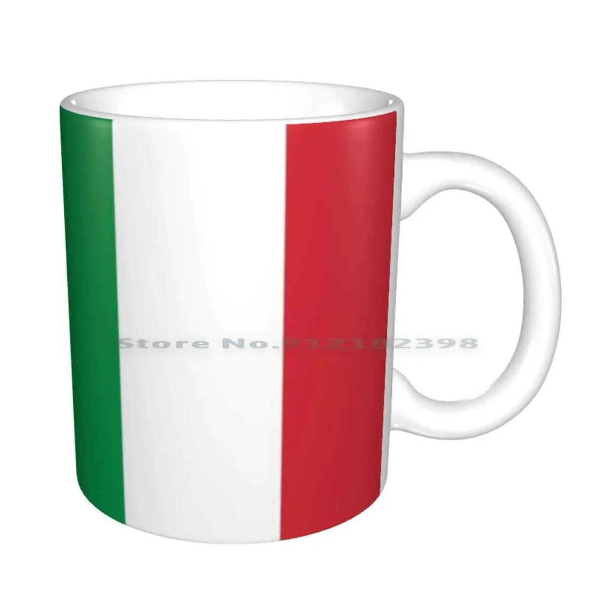 Керамические кружки с итальянским флагом кофейные чашки кружка для молока и чая