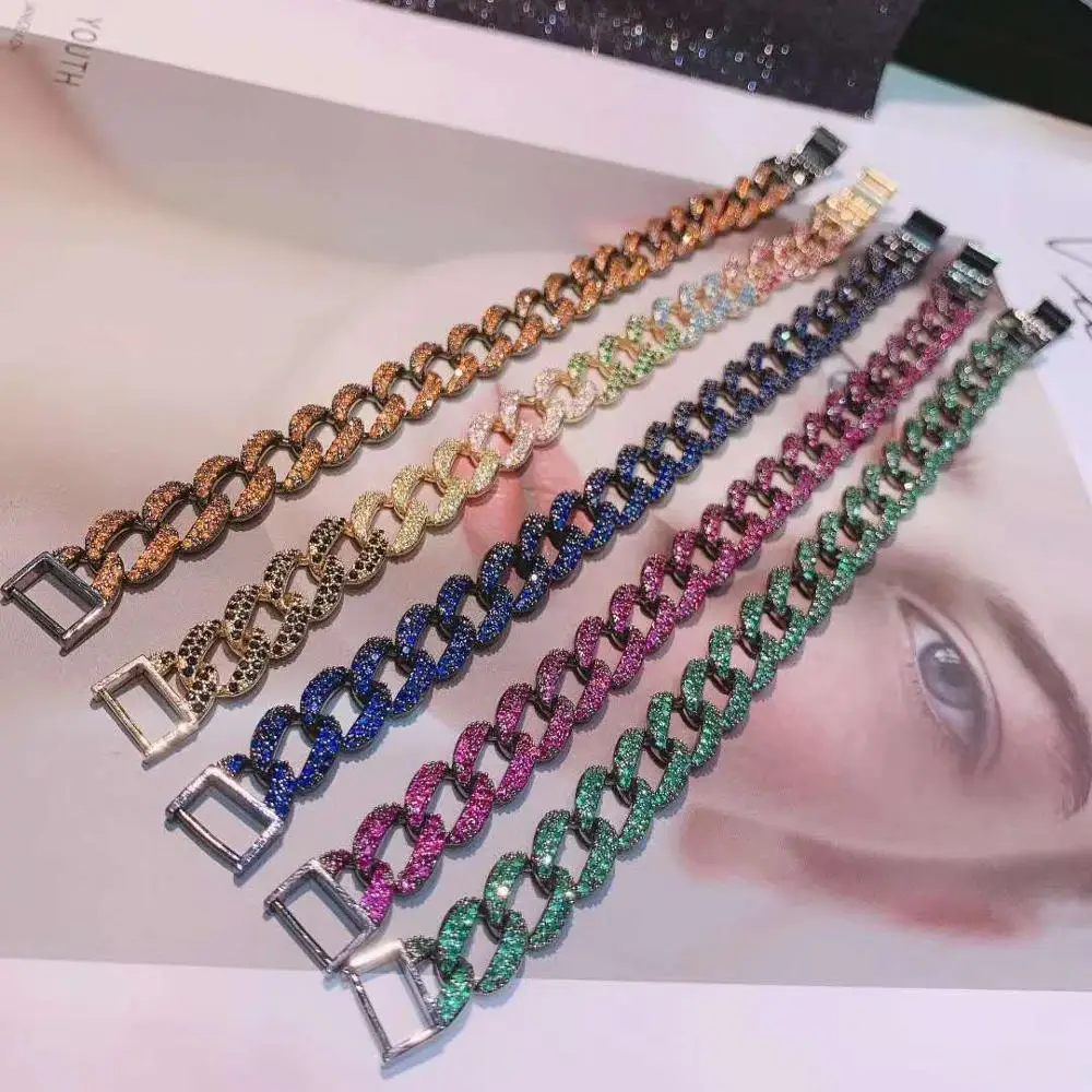 Роскошные женские ювелирные изделия в стиле хип-хоп рок 2020 украшенные