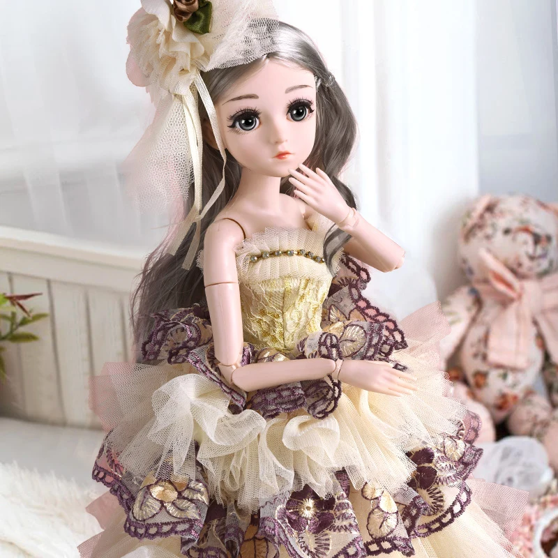 Style 03 UCanaan BJD кукла, 1/4 SD куклы 18 дюймов 18 мяч шарнирные куклы с одеждой наряд обувь парик волосы макияж лучший подарок для девочек - Цвет: Style 03