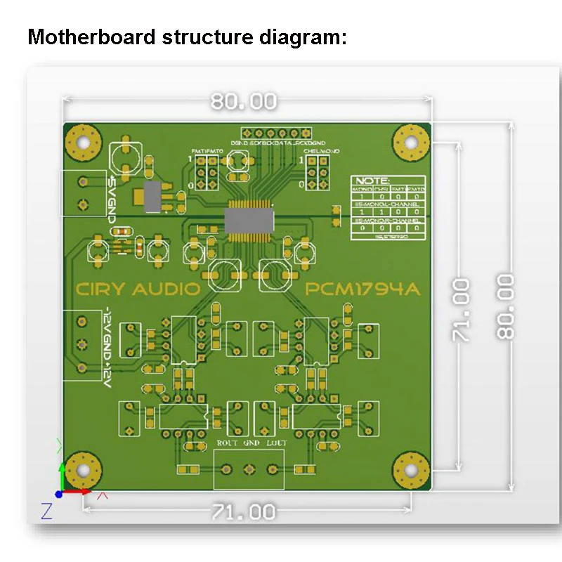 New PCM1794A I2S HIFI Decoding Module 24Bit 192K for Hifi Amplifier Dual 12V F3-012 | Электроника