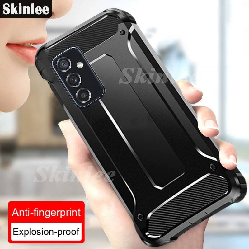 Чехол Skinlee для Samsung Galaxy M52 5G A52S A13 роскошный гибридный бронированный