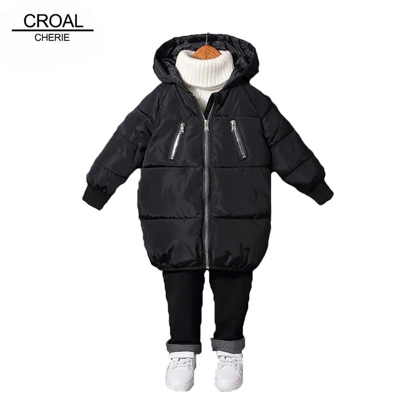 Детская куртка для мальчиков и девочек CROAL CHERIE теплая зимняя верхняя одежда с
