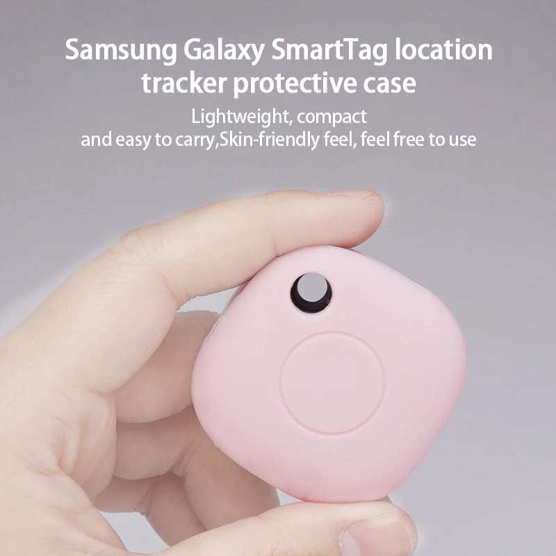 2021 new portable mini location tracker silicone protective case for samsung galaxy smarttag wearable devices smart accessories free global shipping