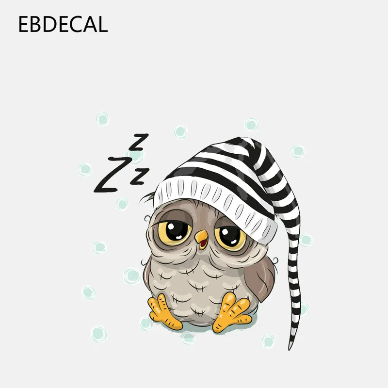 Наклейка с изображением совы капюшоном для автомобиля/бампера/окна/настенные