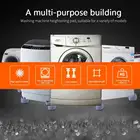 Нескользящие подставки для стиральной машины Y5J6, резиновый коврик, универсальная фиксированная Антивибрационная подставка для стиральной машины