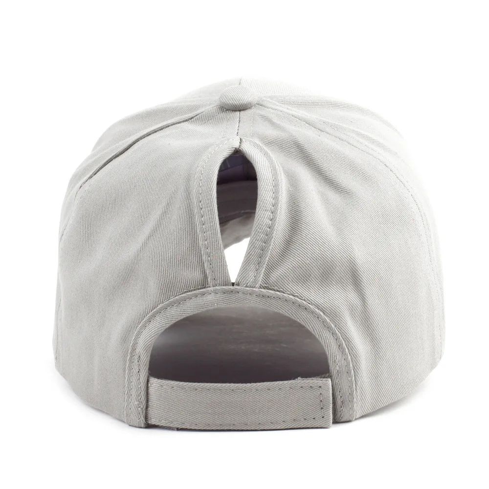 

2019 New Glitter Ponytail Baseball Caps Sequins Shining High Quality Fashion Womens Messy Bun Adjustable Snapback Hip Hop Hat