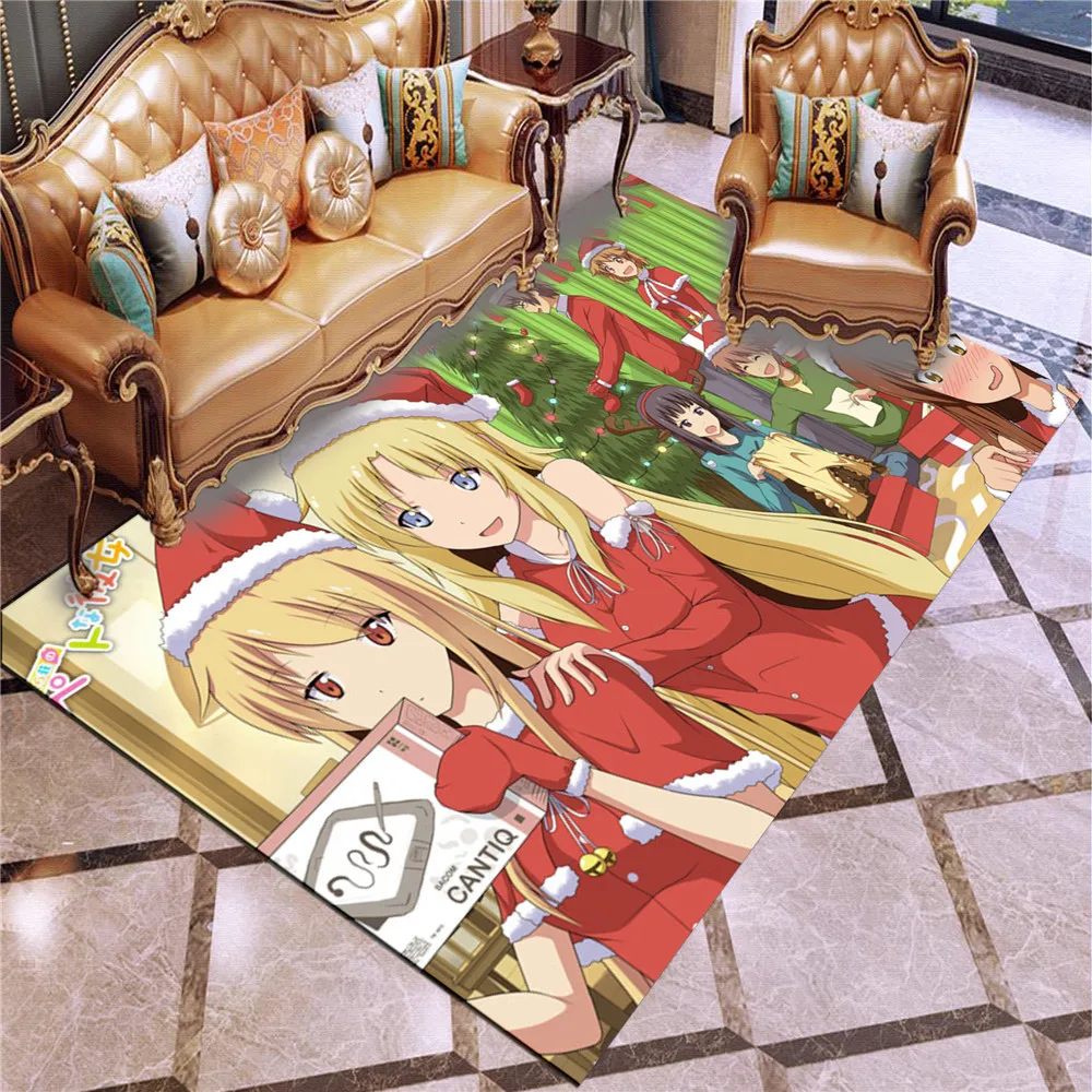 Напольный коврик Sakurasou без домашних животных нескользящий для гостиной аниме |