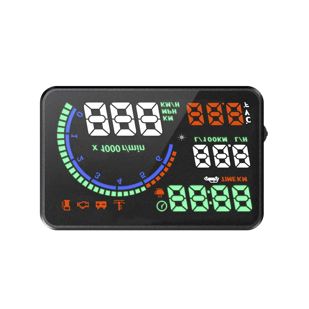 5 дюймов L8 автомобильный HUD проектор транспортных средств светодиодный лобовое