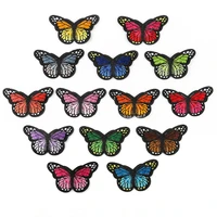 colorful butterfly embroidery badge patch ironing clothing sewing supplies decoration patch clothing backpack diy jewelry